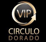 Logotipo de Circulo Dorado  Vip
