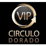 Logotipo de Circulo Dorado  Vip